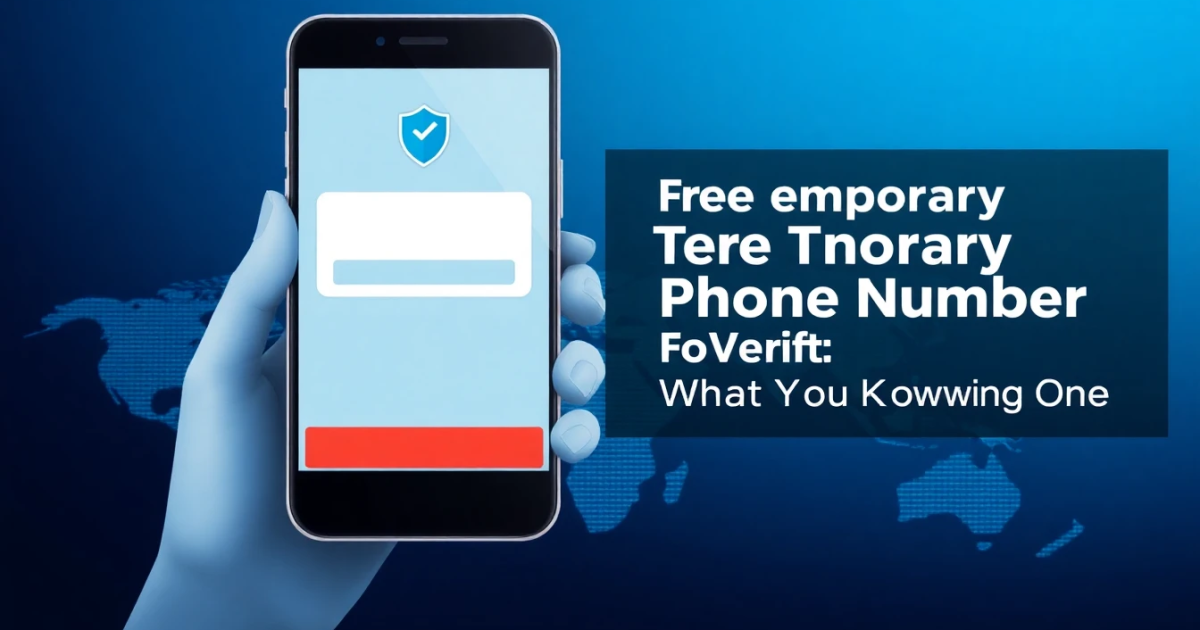 Free Temporary Phone Number for Verification: What to Know Before Using One
