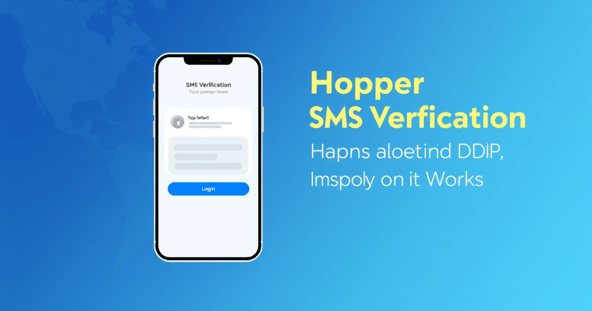 Hopper SMS Verification: What It Is and How It Works