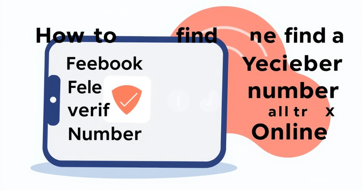 How to Find a Facebook Verification Number Online and Fix Delivery Failures