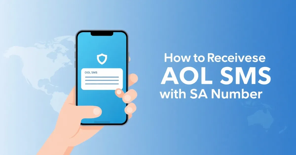 How to Receive AOL SMS with a USA Number