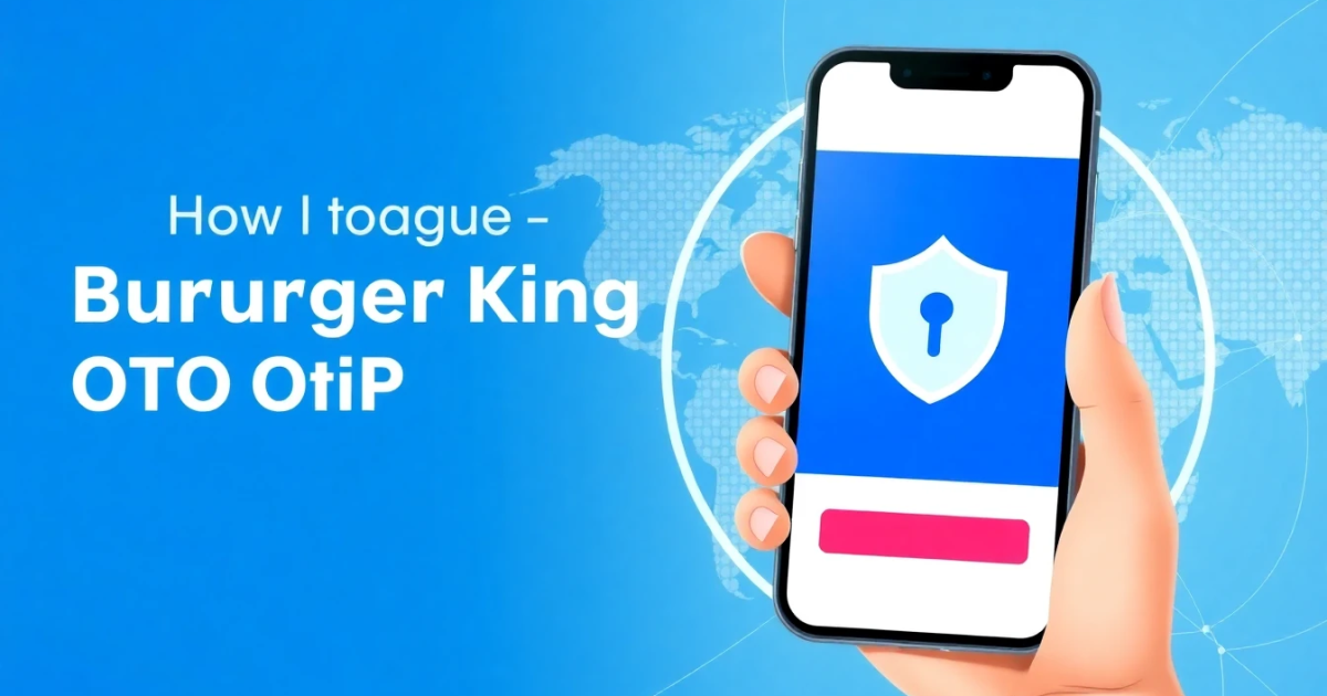 How to Receive Burger King OTP Online for Account Verification