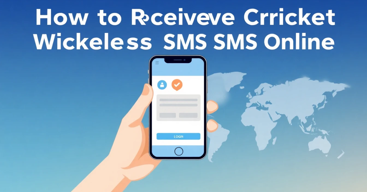 How to Receive Cricket Wireless SMS Online
