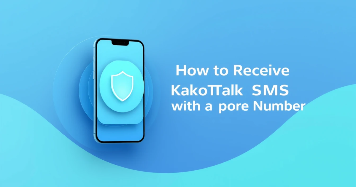 How to Receive KakaoTalk SMS with a Singapore Number
