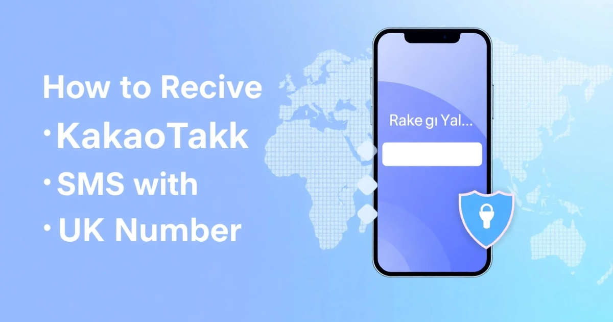 How to Receive KakaoTalk SMS with a UK Number