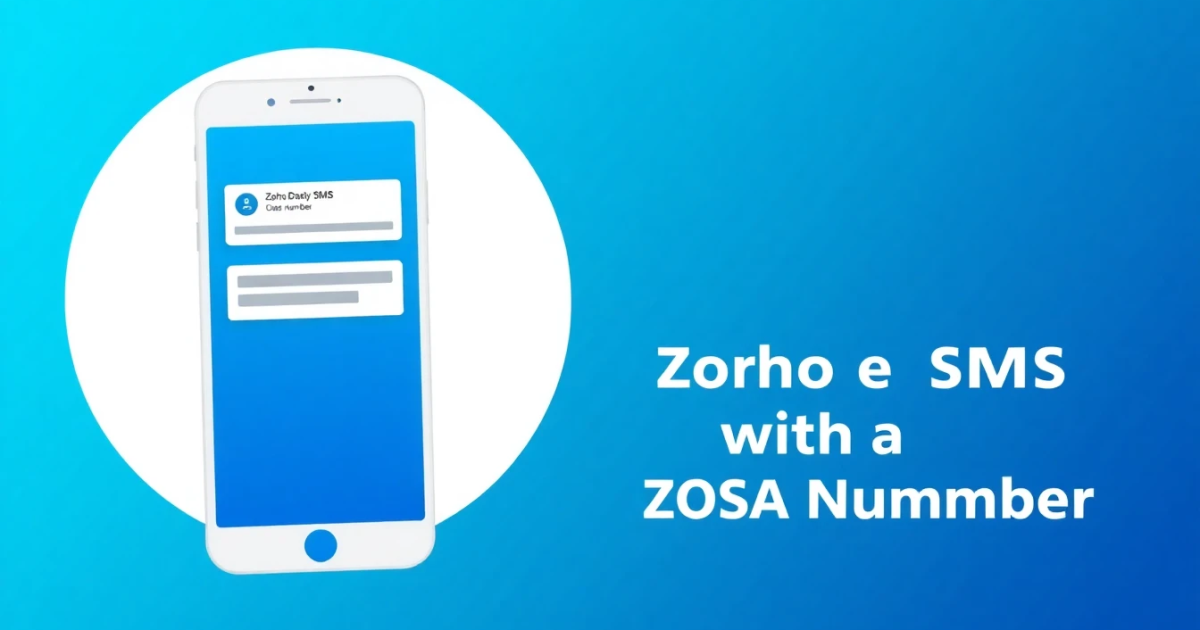How to Receive Zoho SMS with a USA Number
