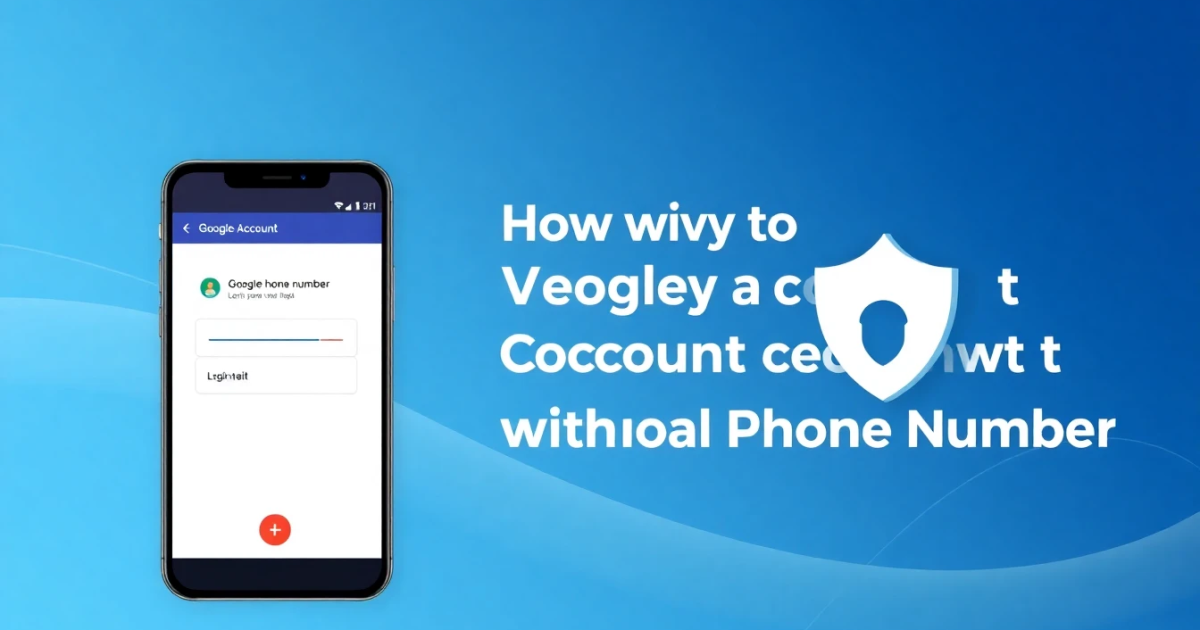 How to Verify a Google Account Without a Personal Phone Number