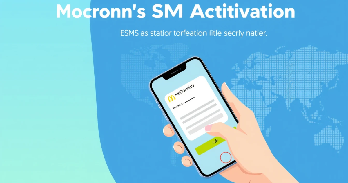 McDonald's SMS Activation: How Phone Verification Works for the App and Deals