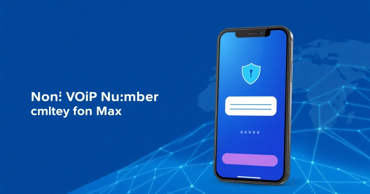 Non VoIP Number for Max: Why You Need One and How It Works