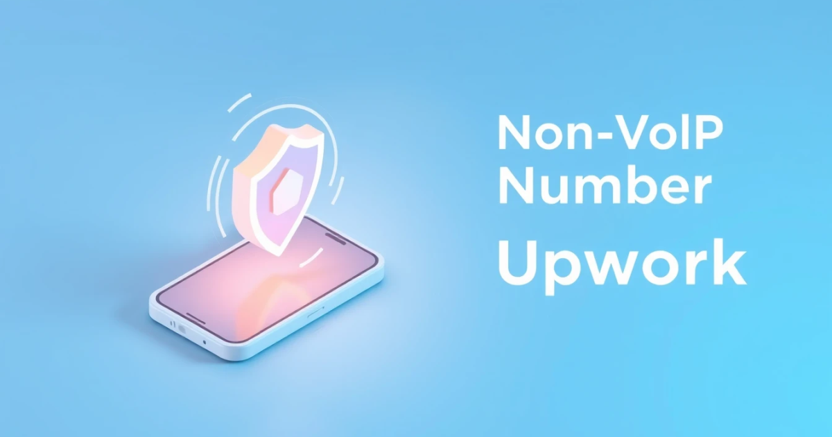 Non-VoIP Number for Upwork: What Works and What Fails