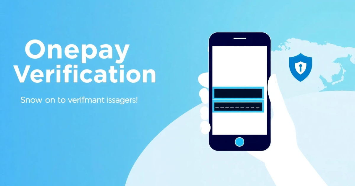 Onepay Verification Code: What It Is and How to Fix Delivery Issues