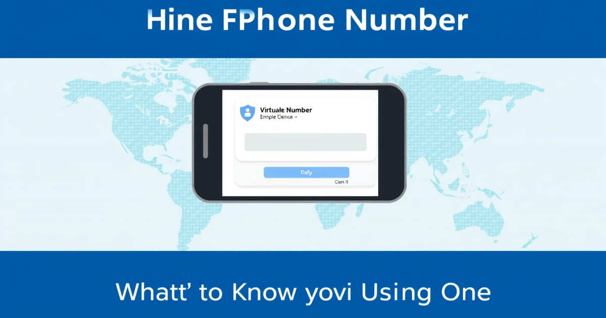 Online Free Phone Number for Verification: What to Know Before Using One