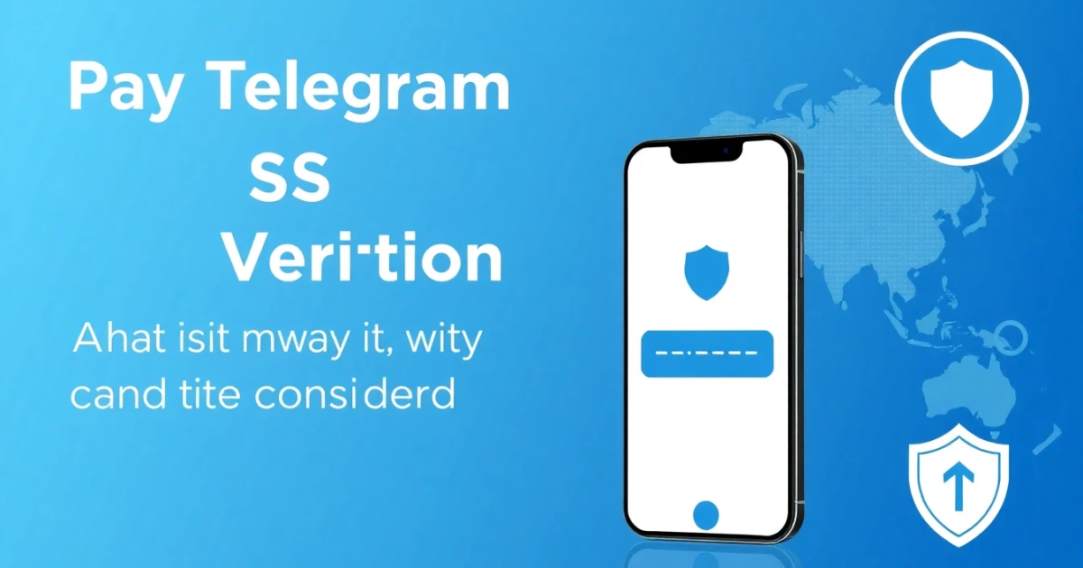Pay Telegram SMS Verification: What It Is, How It Works, and What to Consider