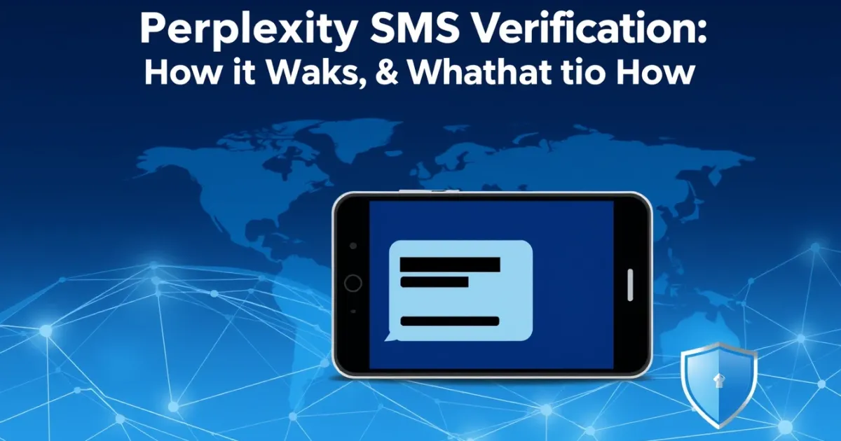 Perplexity SMS Verification: How It Works and What You Need to Know