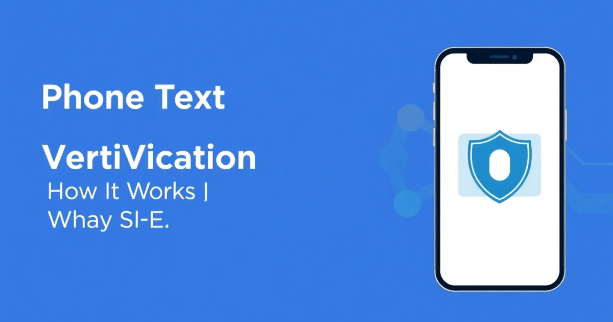 Phone Text Verification: How It Works and Why You Need It