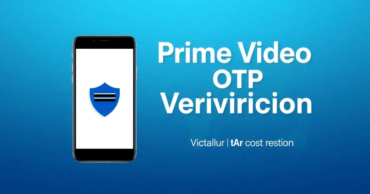 Prime Video OTP Verification: What It Is and How It Works