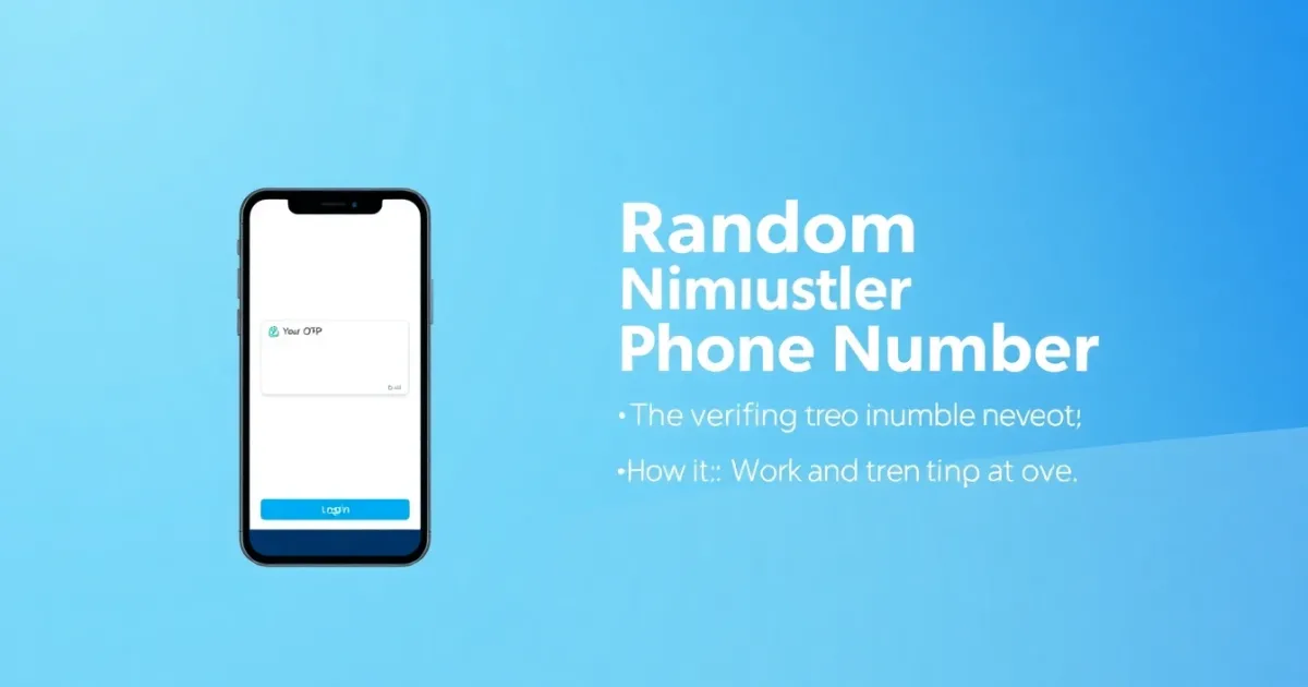 Random Number Phone Number: What It Is, How It Works, and When to Use One