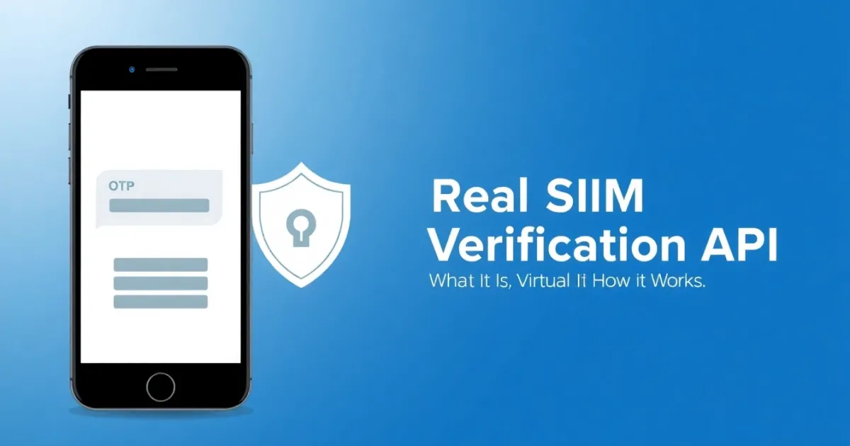 Real SIM Verification API: What It Is and How It Works