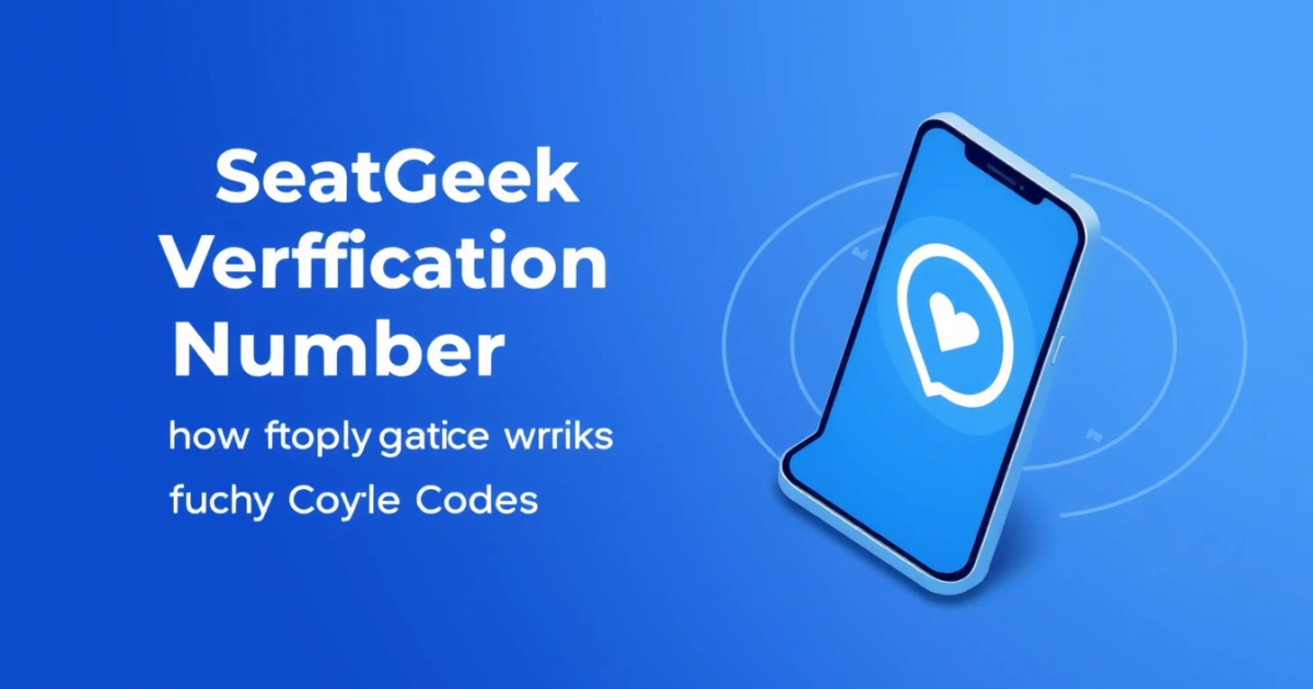 SeatGeek Verification Number Online: How SMS Authentication Works and Why Codes Fail