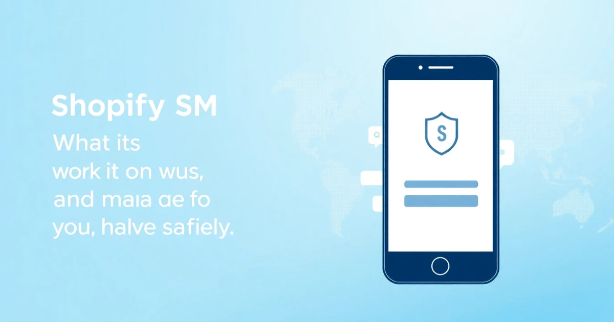 Shopify SMS Activation: What It Is, How It Works, and How to Manage It Safely