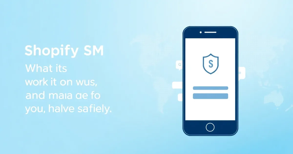 Shopify SMS Activation: What It Is, How It Works, and How to Manage It Safely