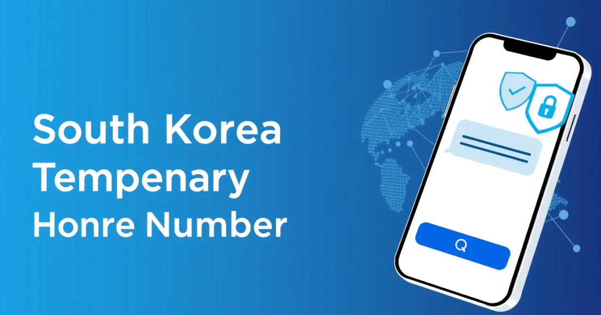 South Korea Temporary Phone Number: What You Need to Know