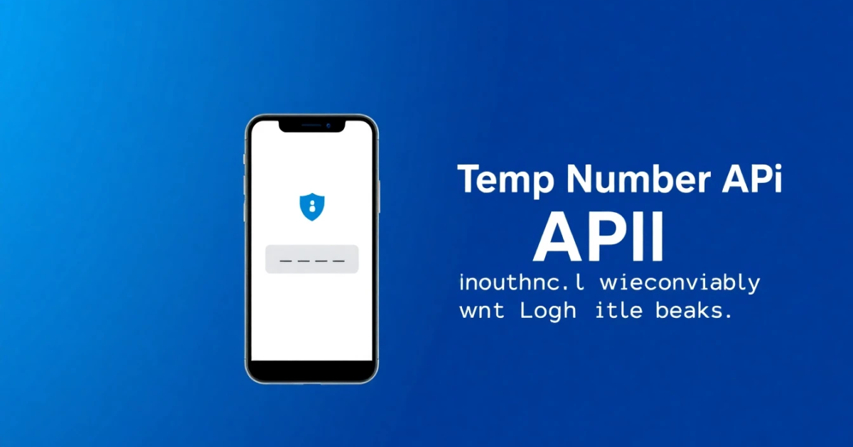 Temp Number API: What It Is, How It Works, and How to Use It