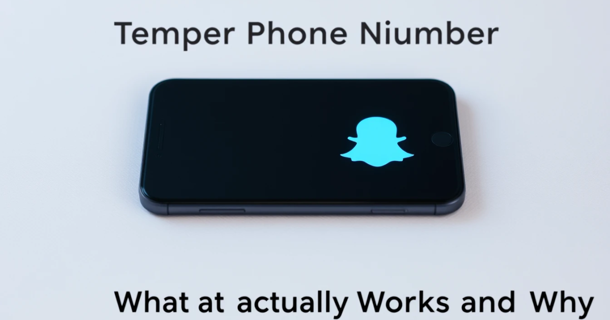 Temporary Phone Number for Snapchat: What Actually Works and Why