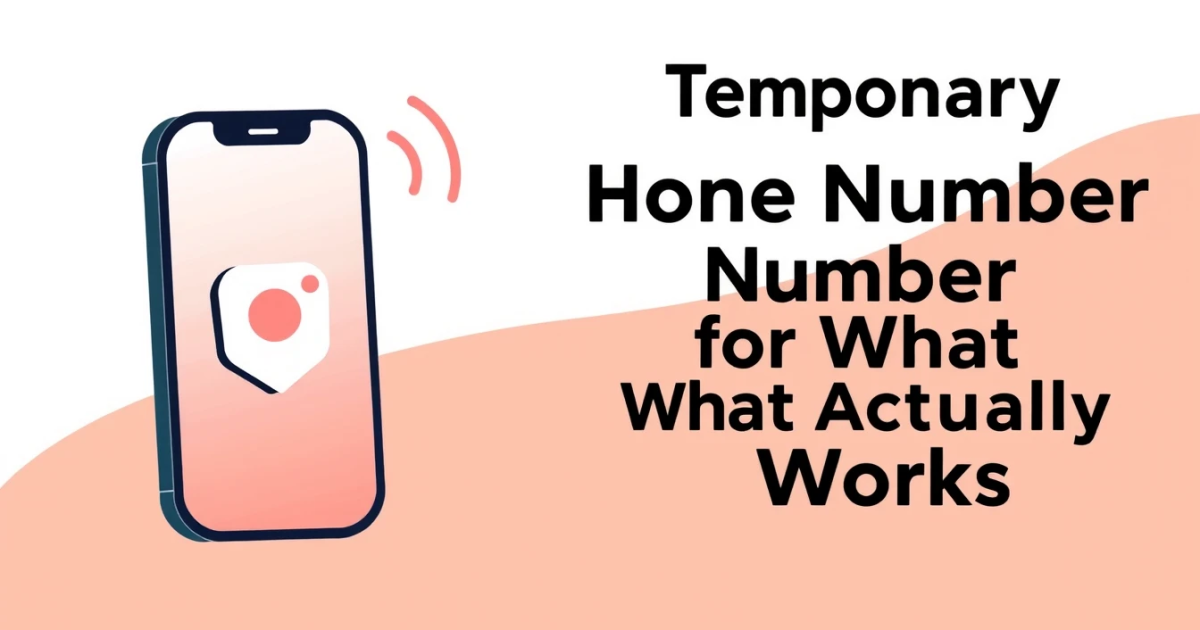 Temporary Phone Number for WeChat: What Actually Works