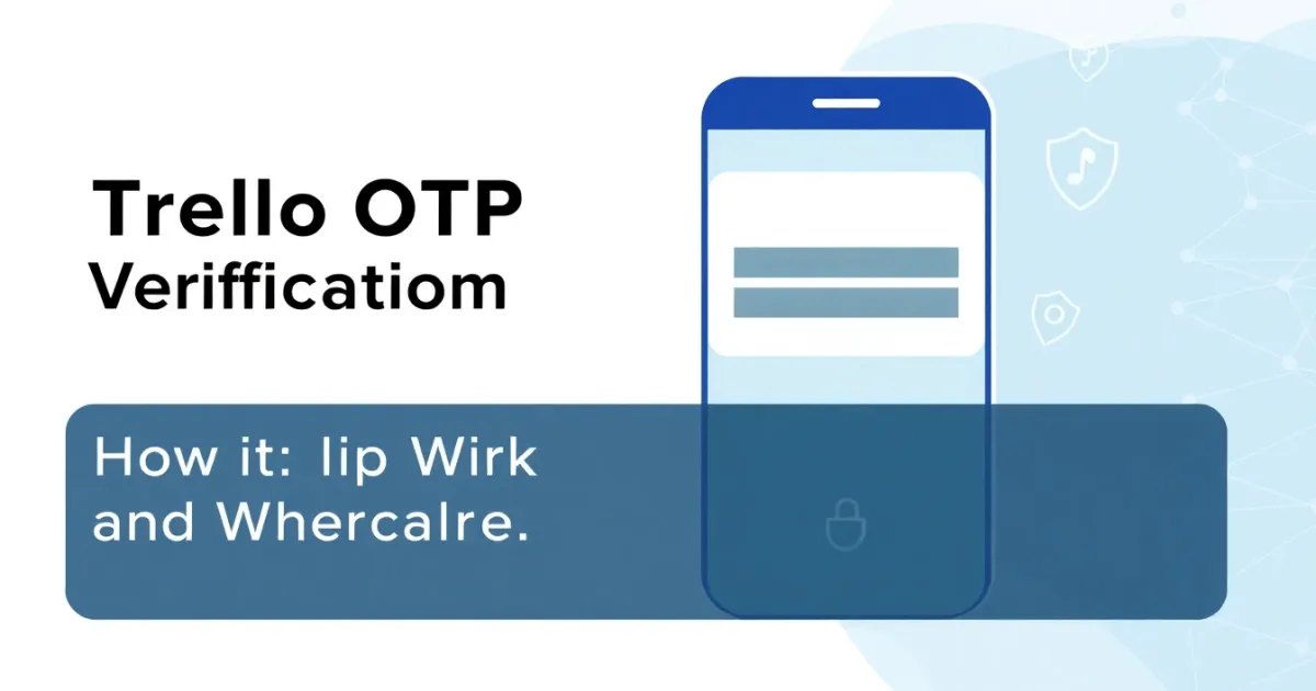 Trello OTP Verification: How It Works and What to Do When Codes Fail