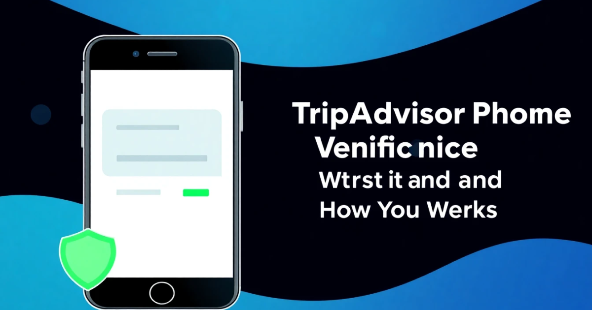 TripAdvisor Phone Verification Service: What It Is and How It Works