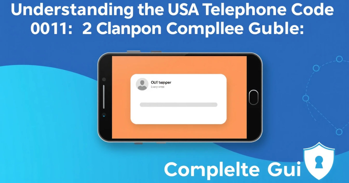 Understanding the USA Telephone Code 001: A Complete Guide