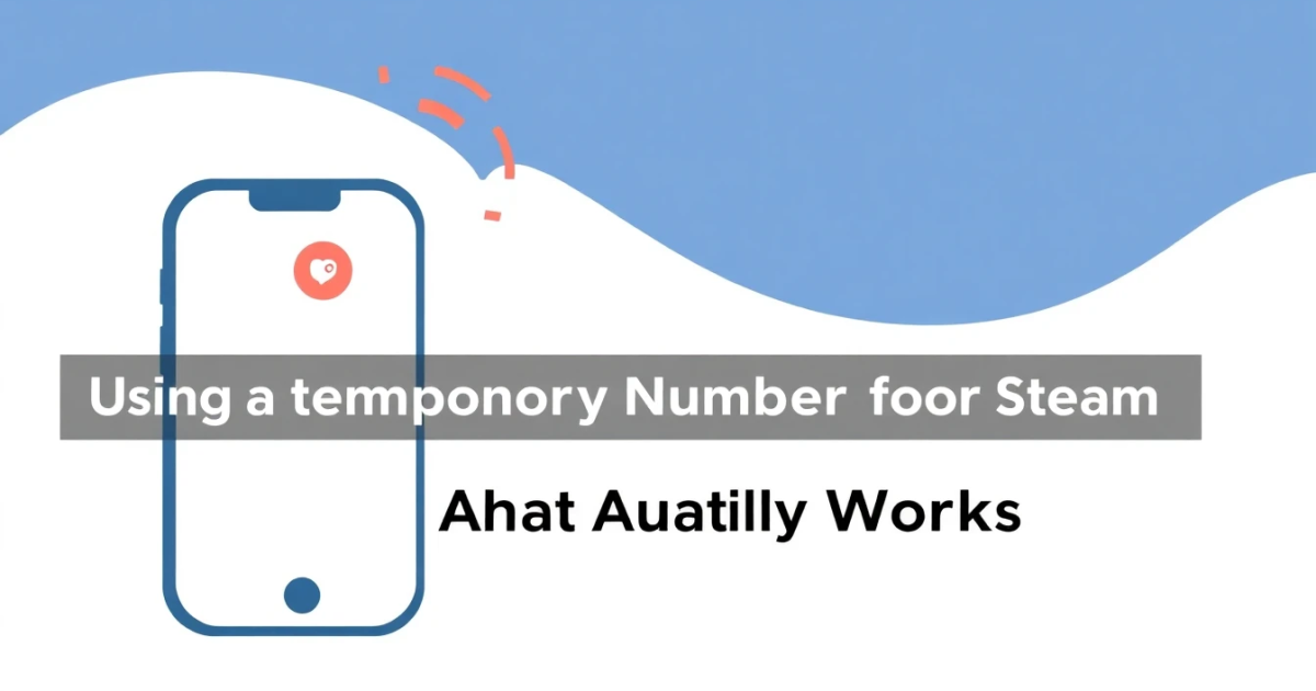 Using a Temporary Phone Number for Steam: What Actually Works