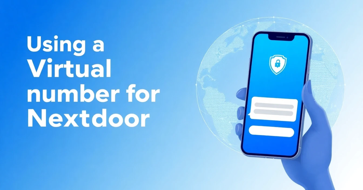 Using a Virtual Number for Nextdoor: What You Need to Know