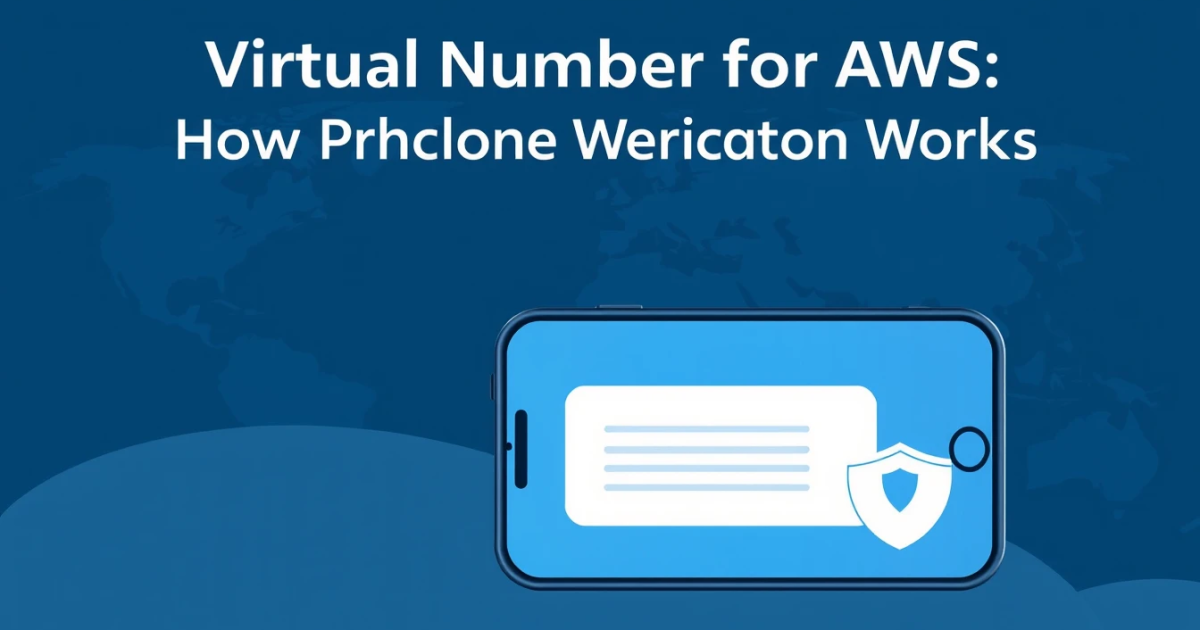 Virtual Number for AWS: How Phone Verification Works for Amazon Web Services