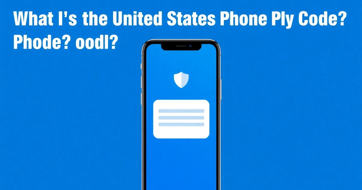 What Is the United States Phone Country Code? Everything You Need to Know