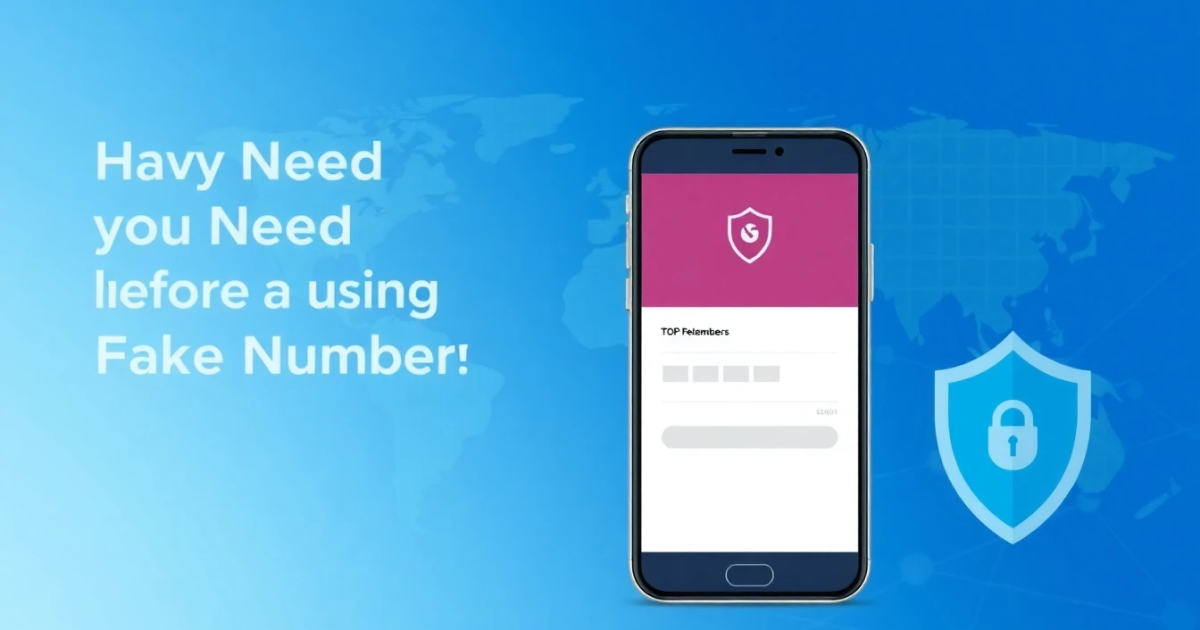 What You Need to Know Before Using a Fake Number for Verification