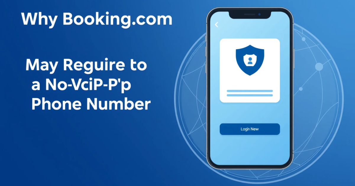 Why Booking.com May Require a Non-VoIP Phone Number and How to Verify Your Account