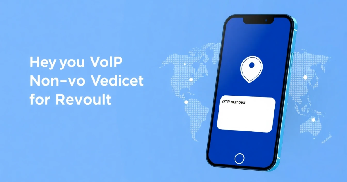 Why You Need a Non-VoIP Number for Revolut Verification