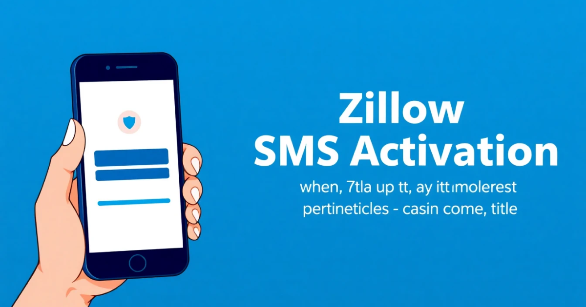 Zillow SMS Activation: What It Is, How It Works, and Troubleshooting Guide